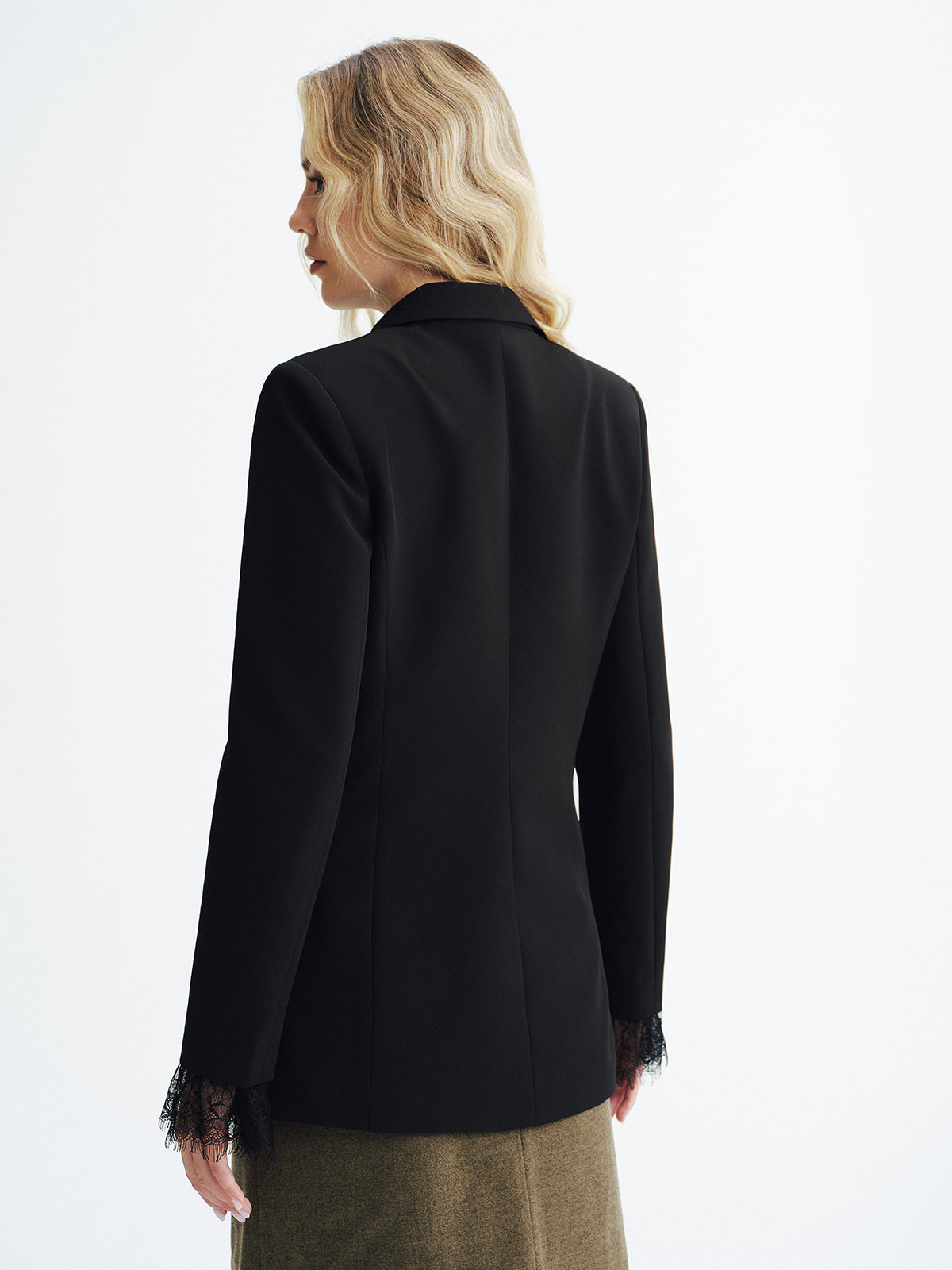 Everlee | Lace Detail Fitted Blazer 5