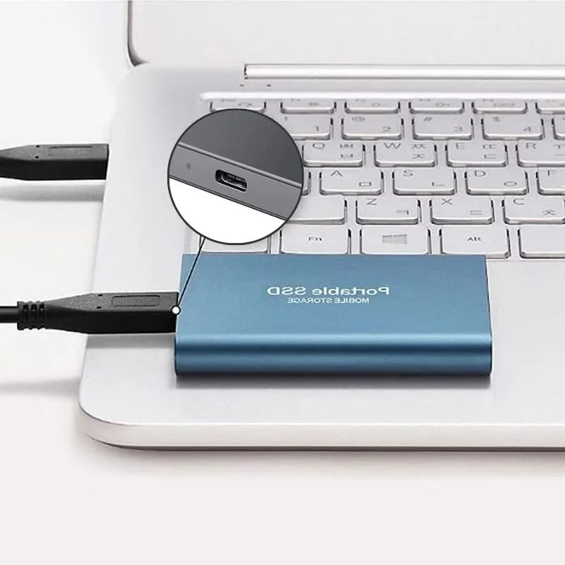 External SSD Drive Aluminum Portable Storage 6