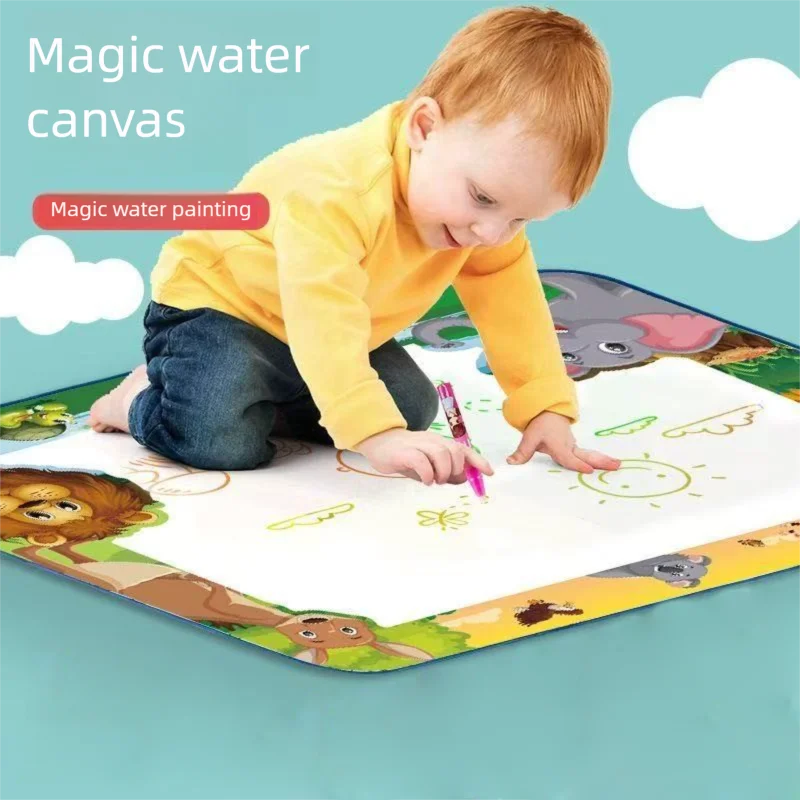Extra Large Water Doodle Mat for Kids – Mess-Free Educational Doodle Mat with Multiple Themes 1