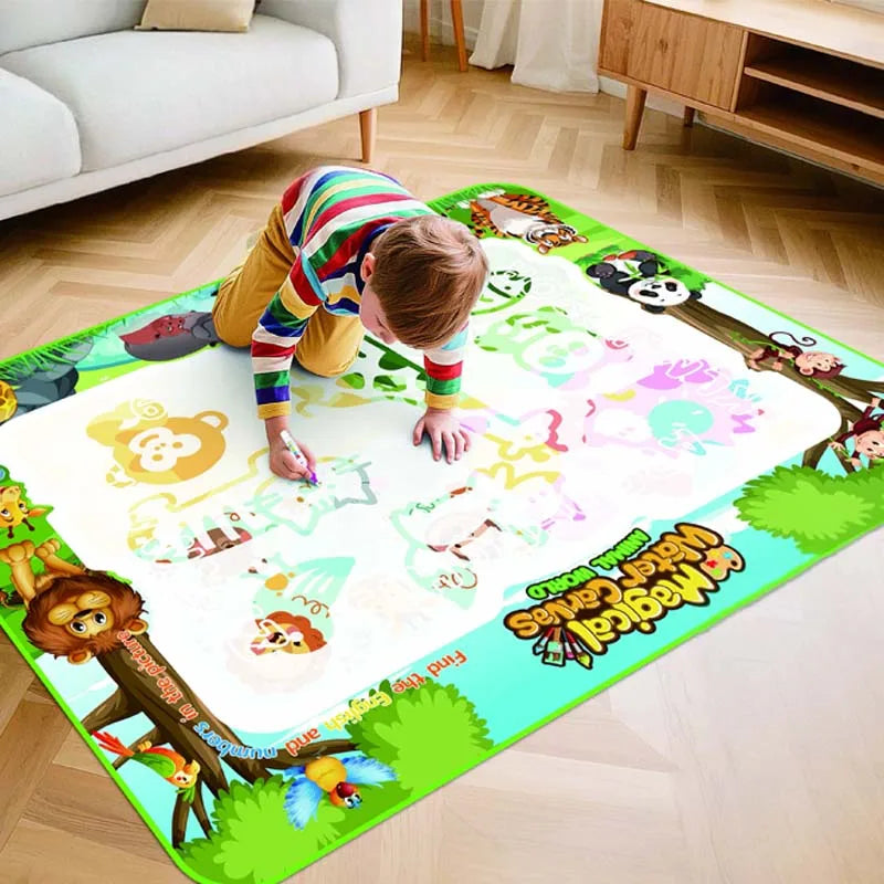 Extra Large Water Doodle Mat for Kids – Mess-Free Educational Doodle Mat with Multiple Themes 3