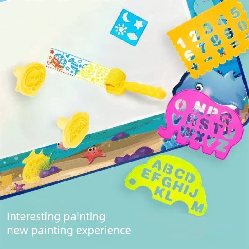 Extra Large Water Doodle Mat for Kids – Mess-Free Educational Doodle Mat with Multiple Themes 4