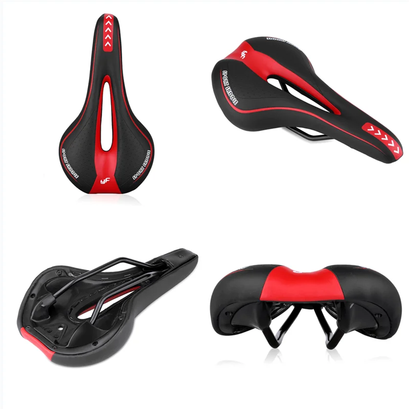 Extra Soft Gel Bicycle Saddle – Comfortable Bike Seat with Hollow Design for MTB and Road Biking, Non-Slip Surface, and Enhanced Airflow 3