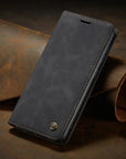FauxLeather | Elegant Stylish Wallet Phone Case with Card Holder for Samsung 0