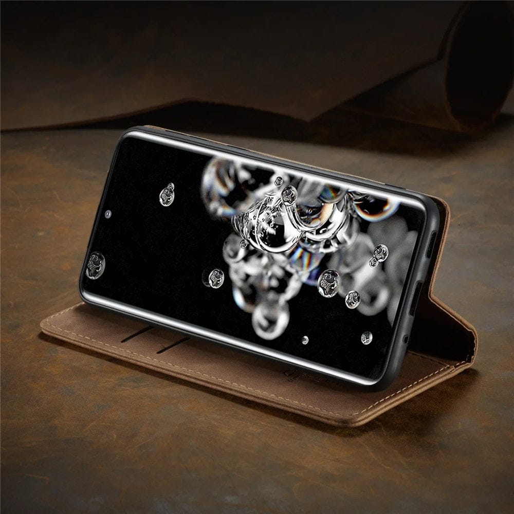 FauxLeather | Elegant Stylish Wallet Phone Case with Card Holder for Samsung 2