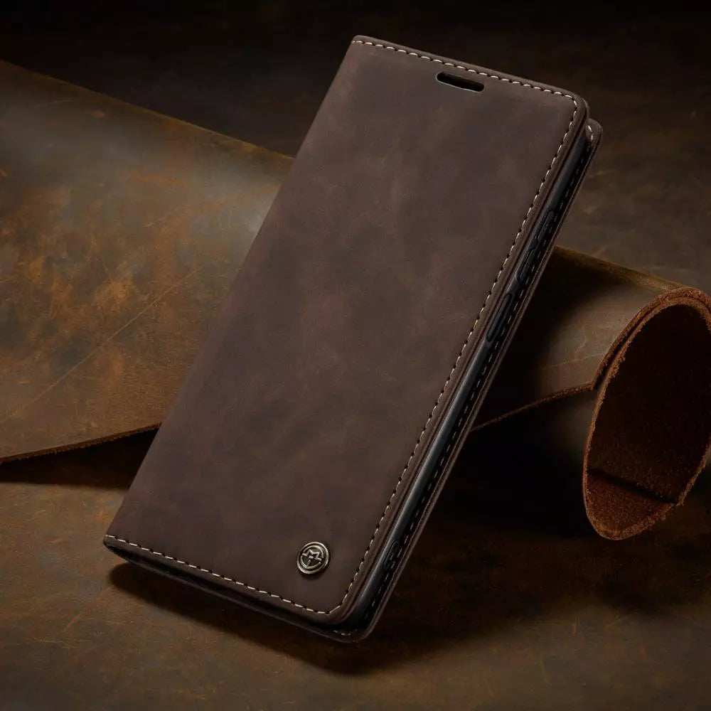 FauxLeather | Elegant Stylish Wallet Phone Case with Card Holder for Samsung 5