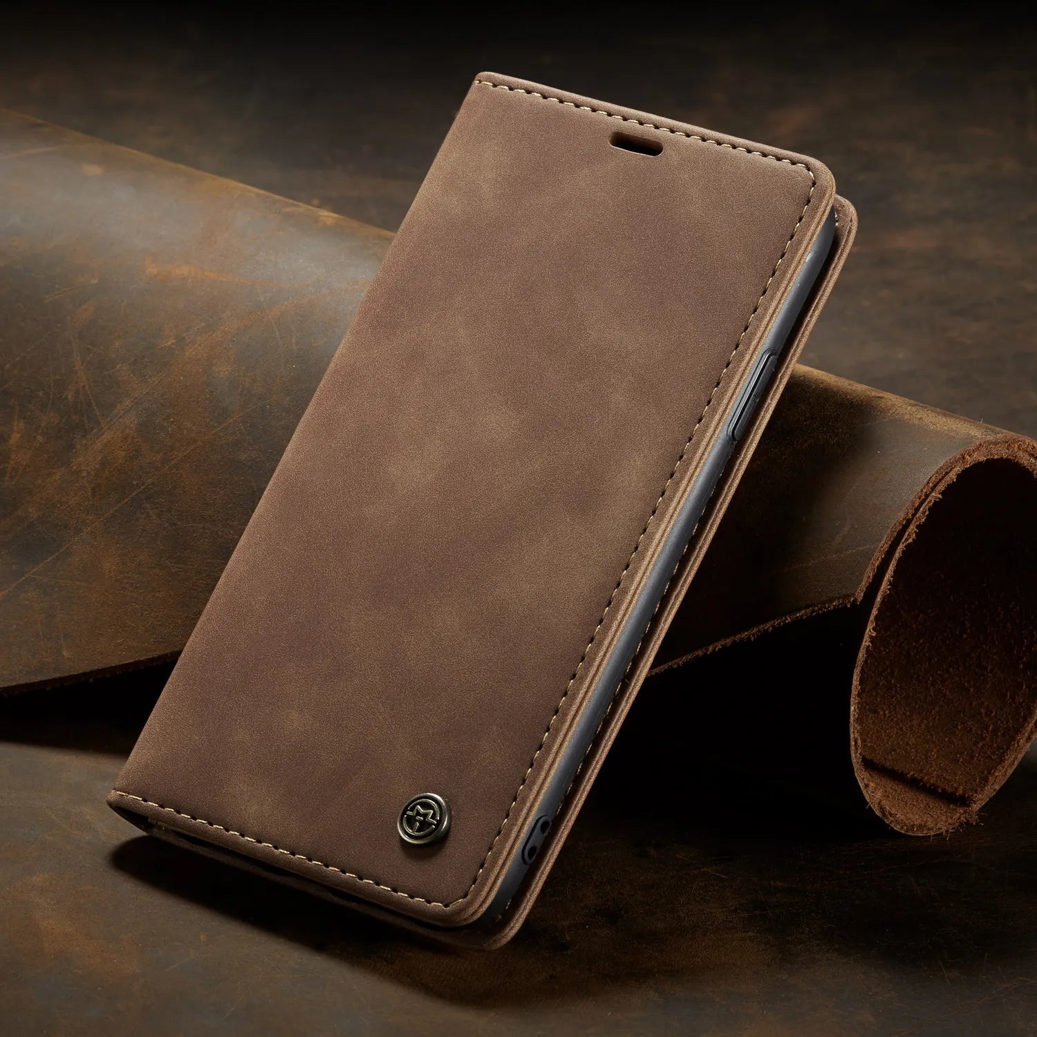 FauxLeather | Elegant Stylish Wallet Phone Case with Card Holder for Samsung 6