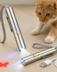 FelineBeam | Interactive Rechargeable Stainless Steel Cat Laser Toy 0