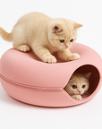 FelisCave | Cozy Durable Felt Cat Tunnel Bed for Multiple Cats 11