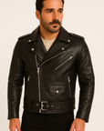 Felix | Biker Jacket for Men with Zipper Detailing and Casual Fit 1