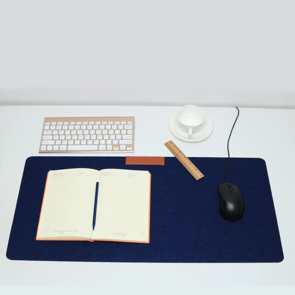 FeltEase | Soft Minimalist Non-Woven Desk Mat for Comfortable Workspaces 5
