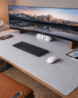 FeltGuard | Elegant Non-Slip Wool Desk Pad and Keyboard Mat Protector 0