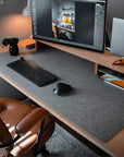 FeltGuard | Elegant Non-Slip Wool Desk Pad and Keyboard Mat Protector 1