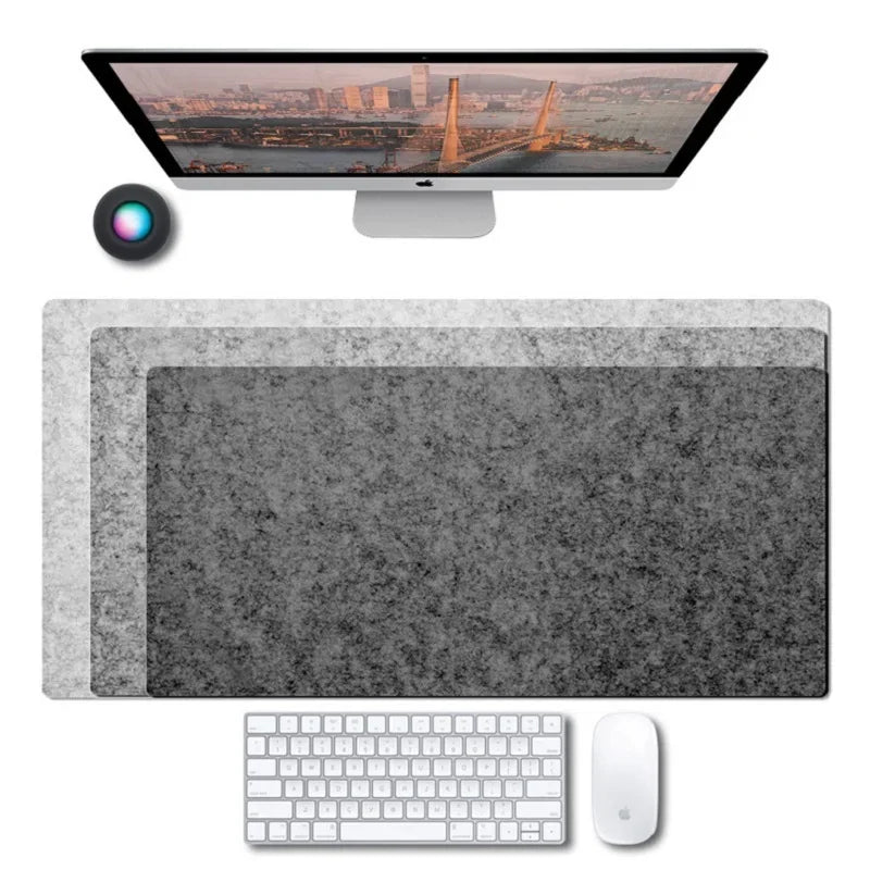 FeltGuard | Elegant Soft Non-Slip Wool Desk Mat for Comfort and Protection 4