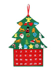 FeltTree | Charming Festive Advent Calendar with 24 Pockets for Christmas 0