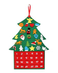 FeltTree | Charming Festive Advent Calendar with 24 Pockets for Christmas 1