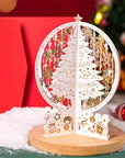 FestivaTree | Elegant 3D Pop-Up Holiday Card with Stunning Tree Display 0