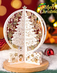 FestivaTree | Elegant 3D Pop-Up Holiday Card with Stunning Tree Display 1