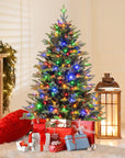 FestiveFir – Hinged Christmas Tree with Realistic Branches and LED 2