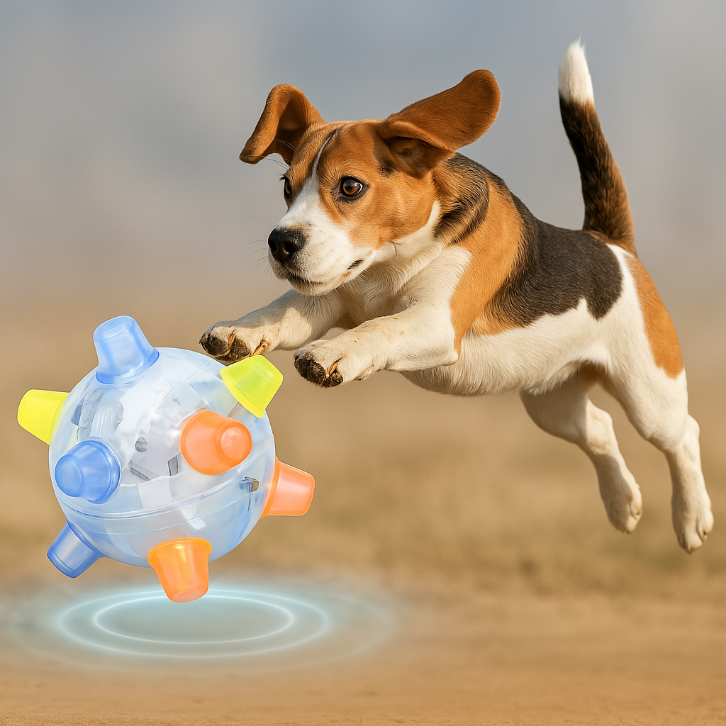 FetchBright | Light-Up Rubber Ball for Active Nighttime Dog Play 0