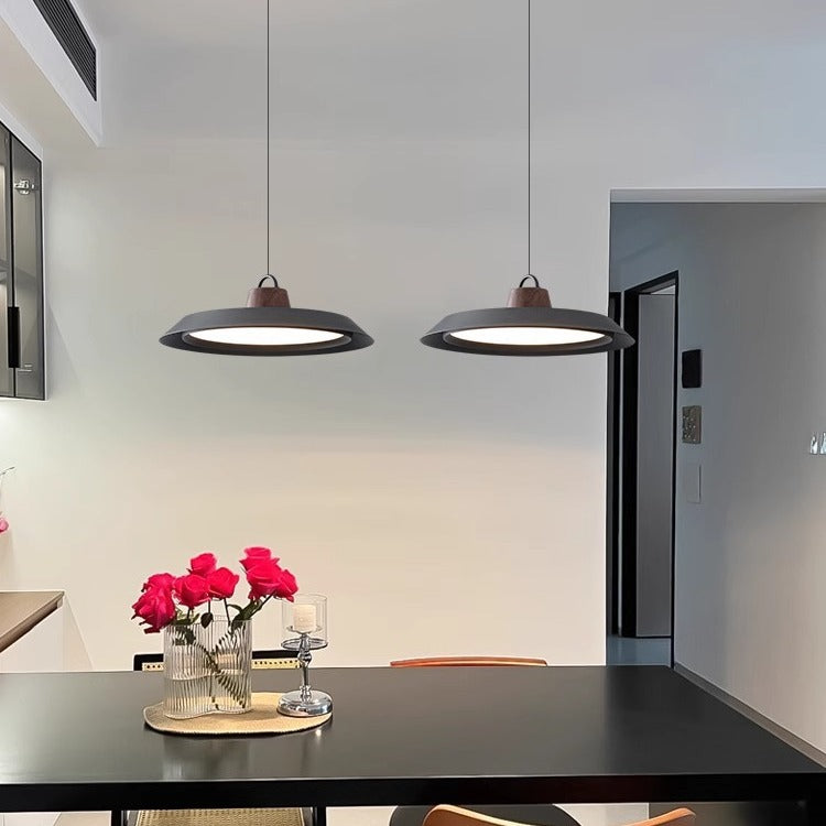 Fidelight | Scandinavian Wood/Metal Pendant Lamp for Elegant Dining 4