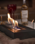 FireGlass | Tabletop Fireplace with Decorative Glass Flame Display 0