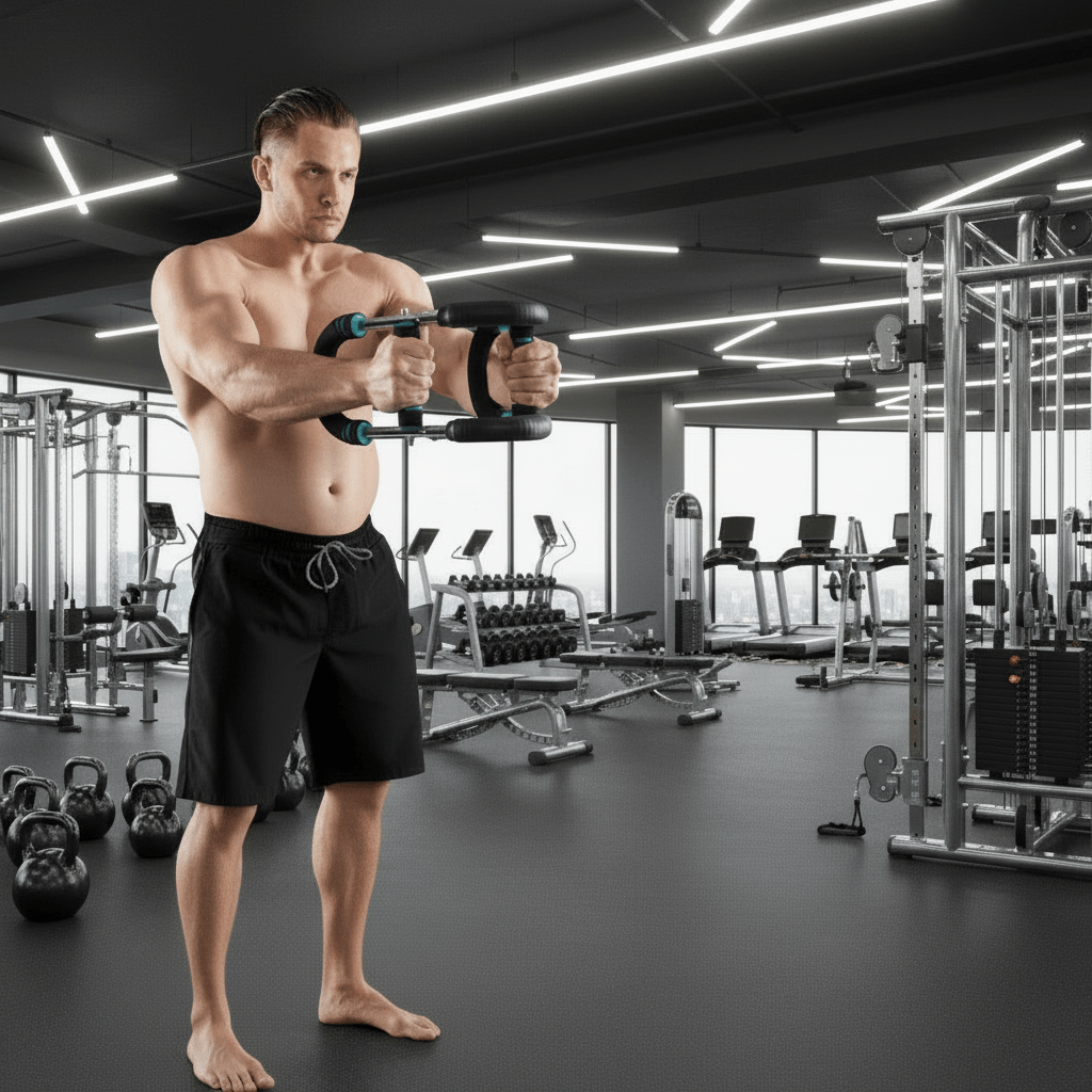 FlexiBar | Versatile Adjustable Strength Training Bar for Arms & Chest 0