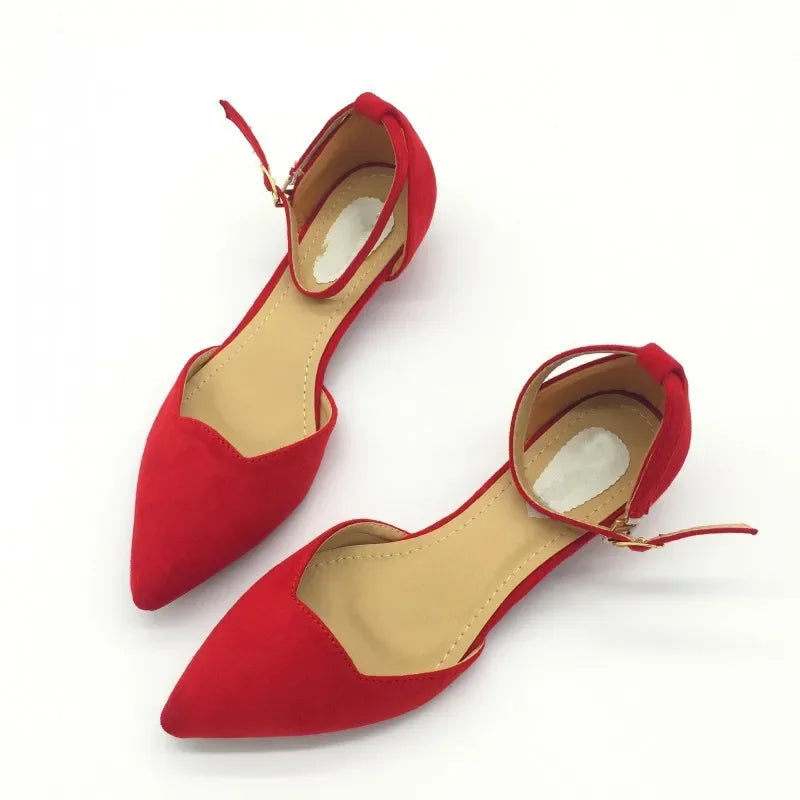 FlockElegance | Chic Black Heels for Women with Trendy Buckle Strap 10