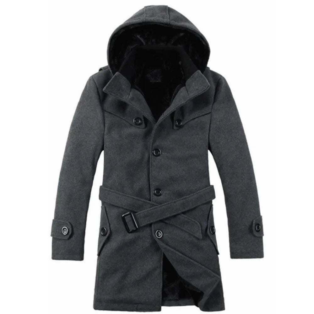 Floris | Men’s Hooded Trench Coat for All-Season Comfort and Style 2