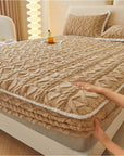 FluffNest | Cozy Soft Polyester Fitted Mattress Cover for Ultimate Comfort 8