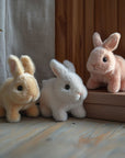 Fluffy Bunny Plush Toy – Ultra-Soft Rabbit Stuffed Animal with Realistic Fur for Comfort and Play 3