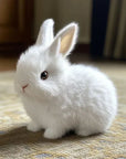 Fluffy Bunny Plush Toy – Ultra-Soft Rabbit Stuffed Animal with Realistic Fur for Comfort and Play 6
