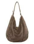 Fluffy Casual Shoulder Bag for Women with Zipper Closure – Cozy Winter Accessory 2