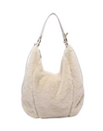 Fluffy Casual Shoulder Bag for Women with Zipper Closure – Cozy Winter Accessory 3