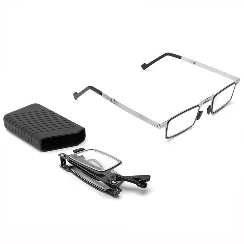 Foldable Reading Glasses with Blue Light Filter – Ultralight Compact Design with Case 6