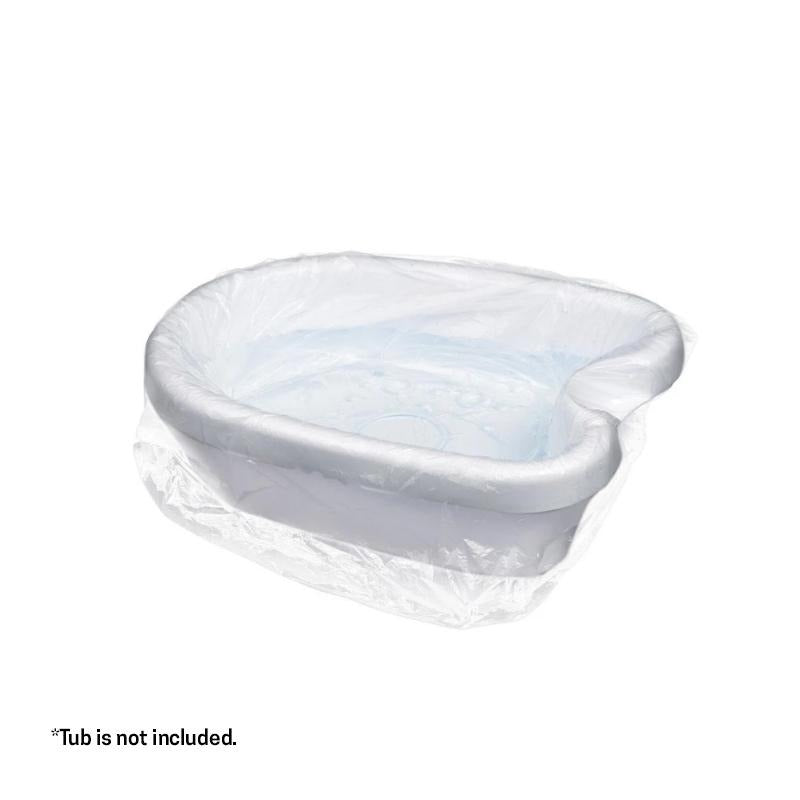 Foot Spa Liners Clear Plastic Disposable 4