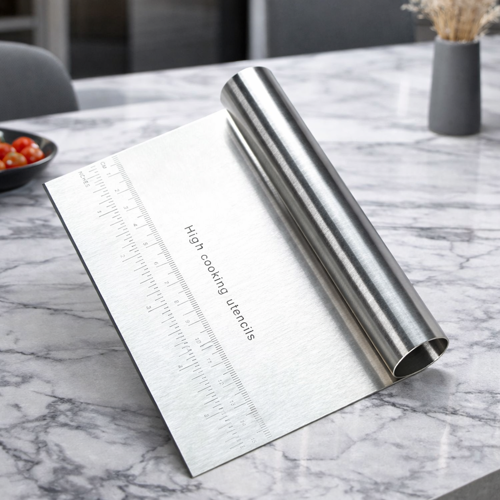 FormedEdge | Versatile Stainless Steel Pastry Spatula & Dough Scraper 1