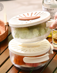 FreshKeeper | Innovative Space-Saving Food Storage Container Set 4