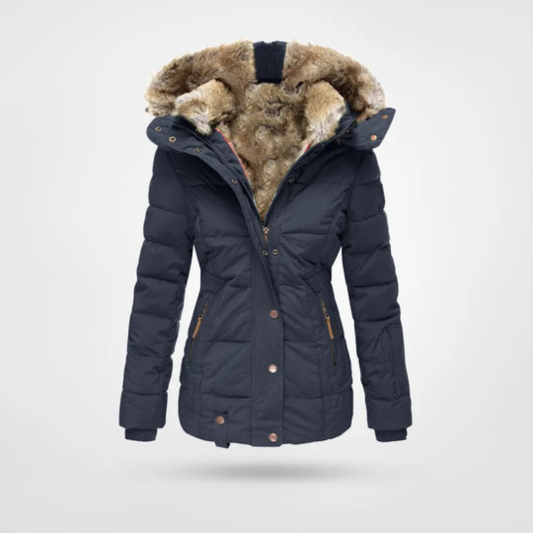 Freya | Elegant Women’s Winter Puffer Jacket with Parka Design 2
