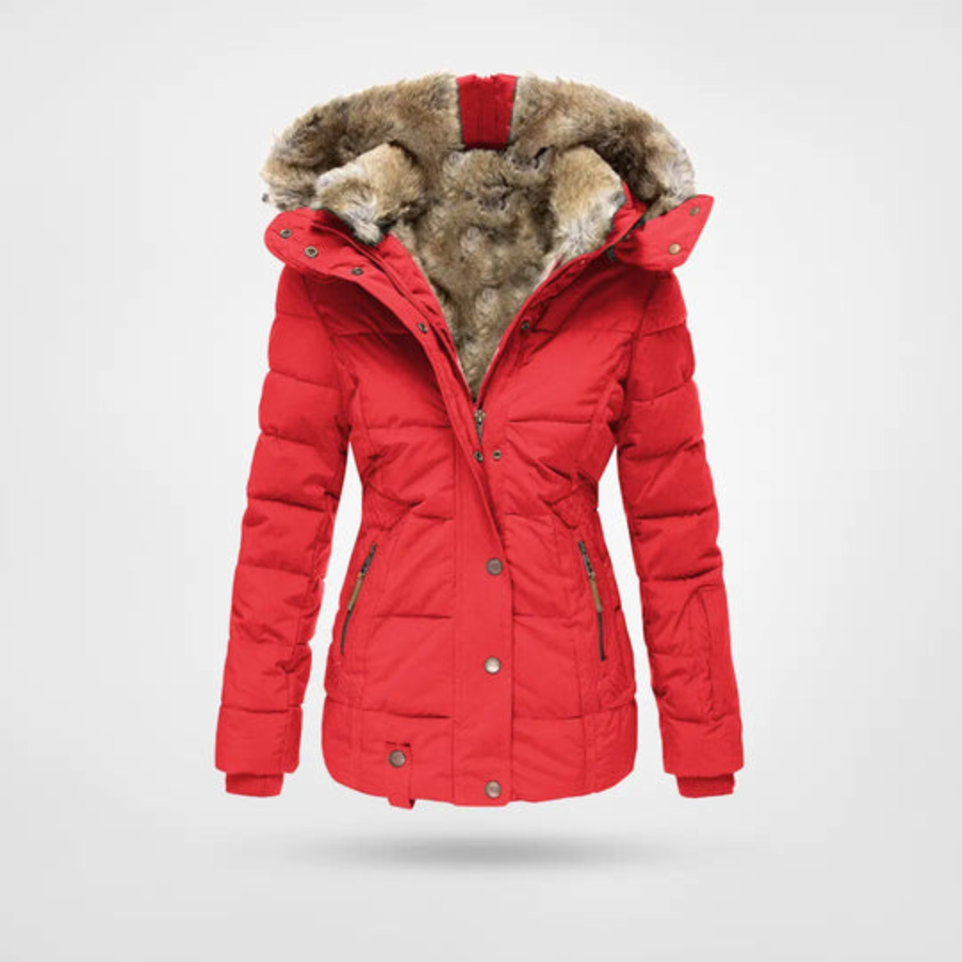 Freya | Elegant Women’s Winter Puffer Jacket with Parka Design 3