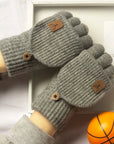 FrostGuard | Cozy Touchscreen Half-Finger Winter Gloves 7