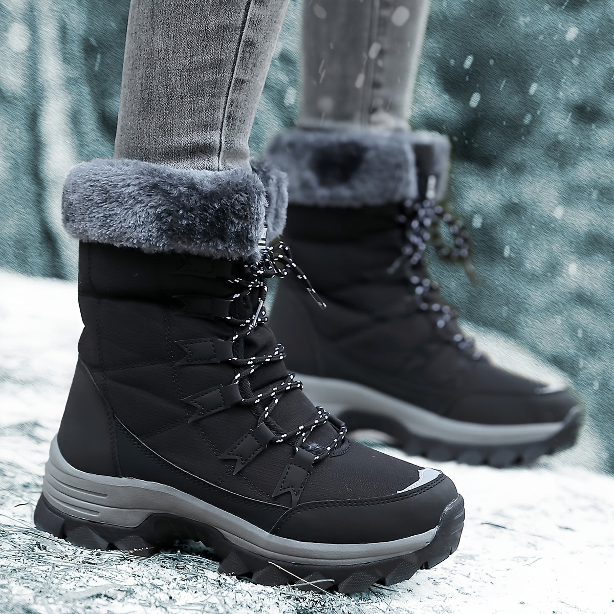FrostGuard | Stylish Warm Women&#39;s Winter Boots with Non-Slip Sole 7