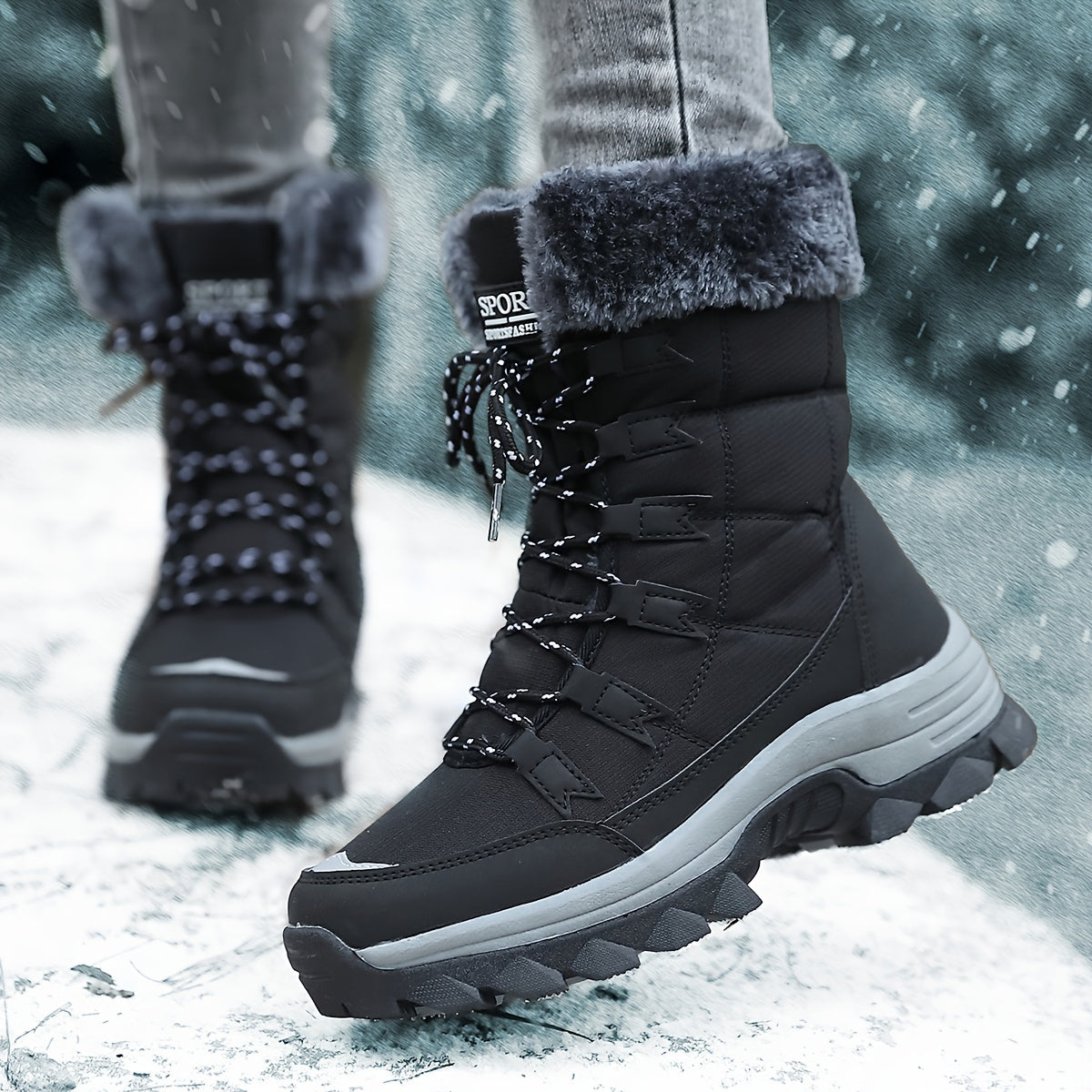 FrostGuard | Stylish Warm Women&#39;s Winter Boots with Non-Slip Sole 8