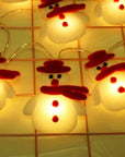 FrostyGlow – Snowman Christmas Tree Lights and Hanging Ornaments 3