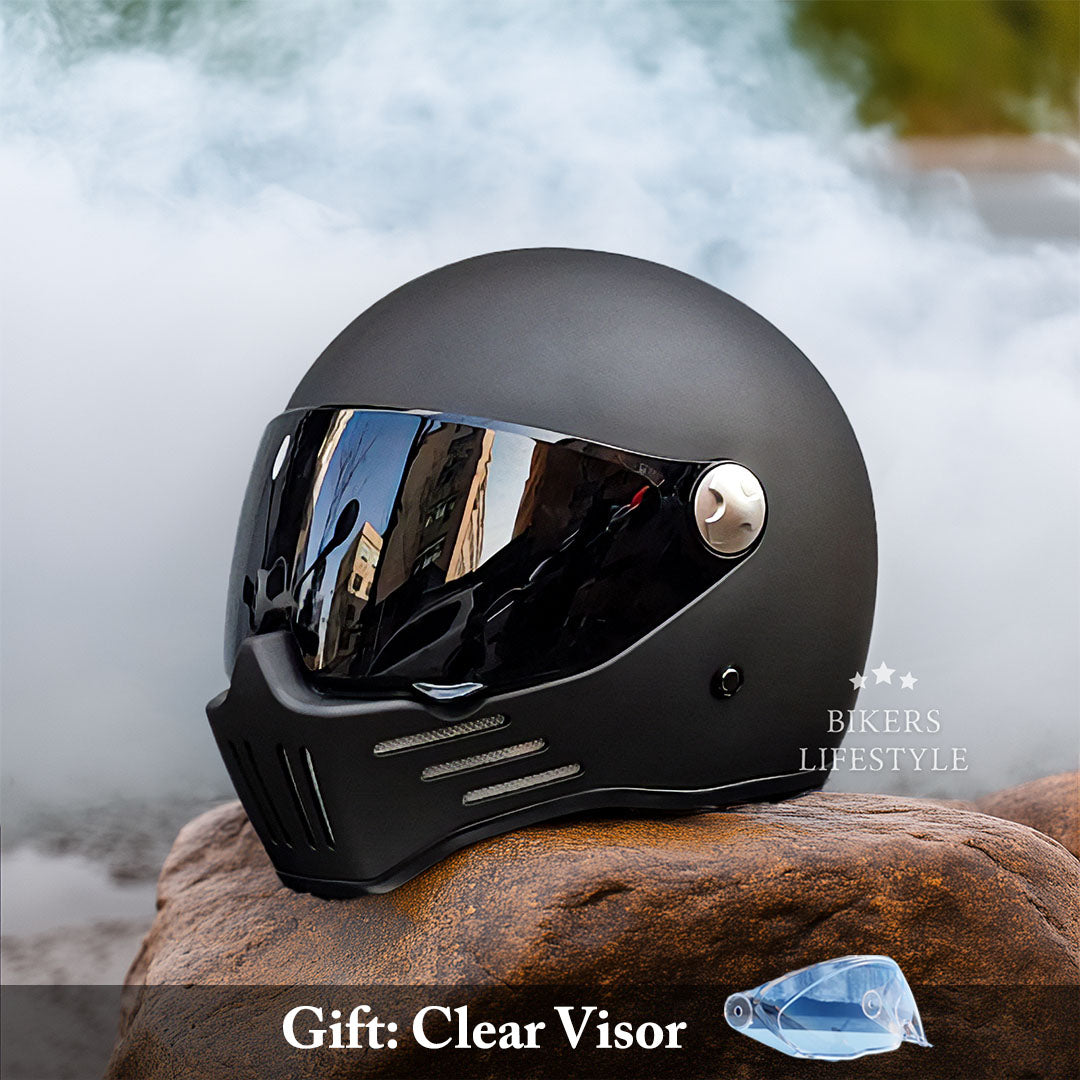 Full Face Motorcycle Helmet DOT ECE Approved High-Quality ABS 0