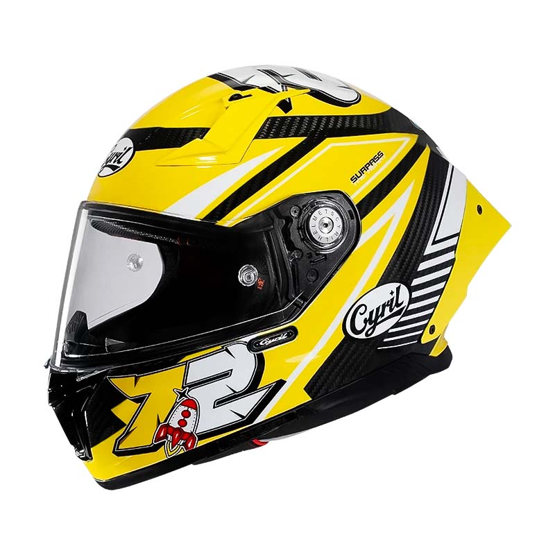 Full Face Motorcycle Helmet Lightweight Carbon Fiber DOT ECE Approved 10