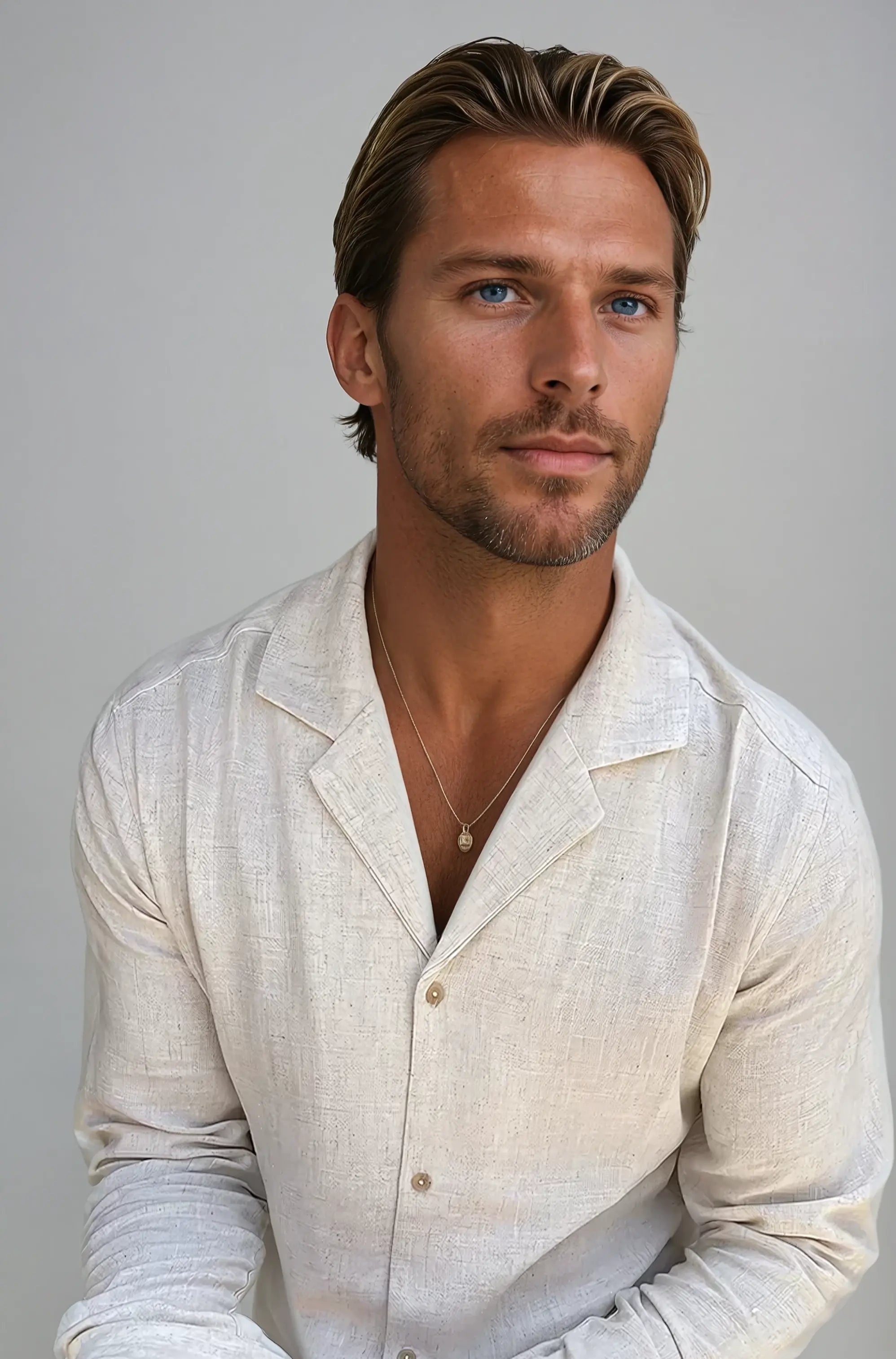 Ethan | Classic Lightweight Linen Men's Shirt 2