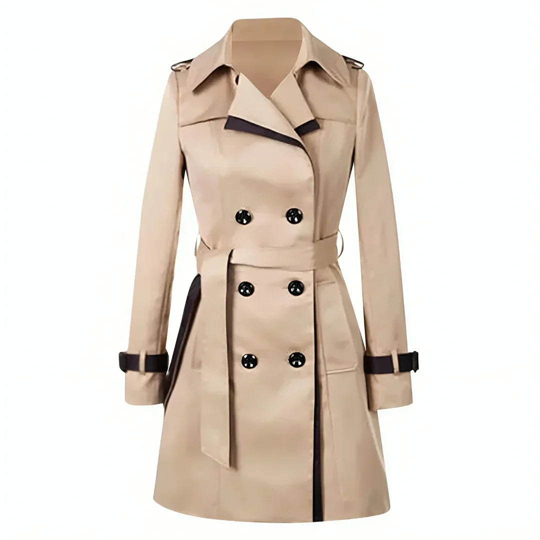 Gabriella | Elegant Women's Double-Breasted Trench Coat for Fall 0