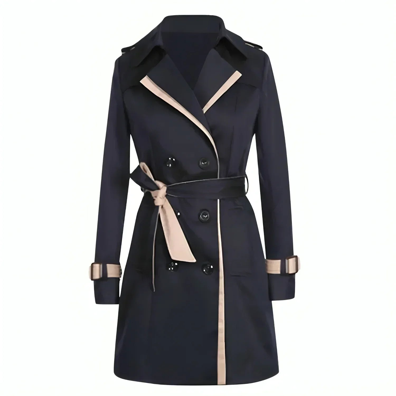 Gabriella | Elegant Women's Double-Breasted Trench Coat for Fall 1