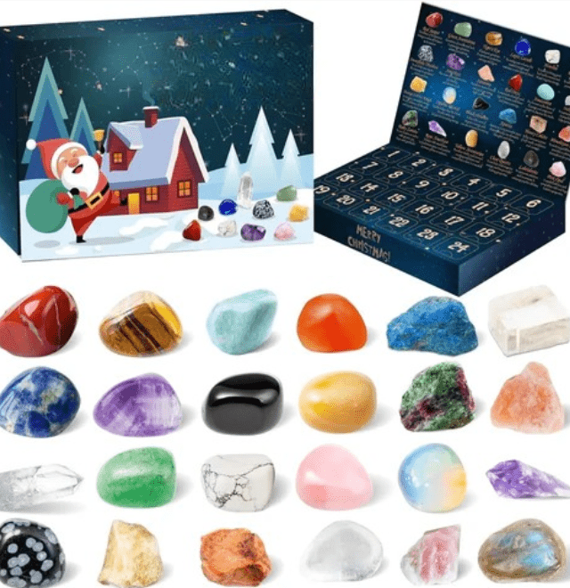 GemMagic – Children&#39;s Advent Calendar with 24 Shiny Gemstones 6