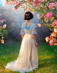 Girls Magical Halloween Fairy Costume Set | Wings Wand Ears 5